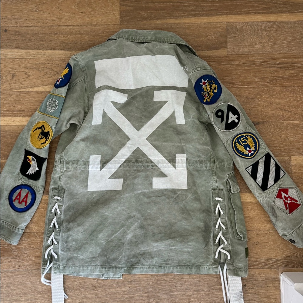 OFF WHITE C/O VIRGIL ABLOH army jacket size M